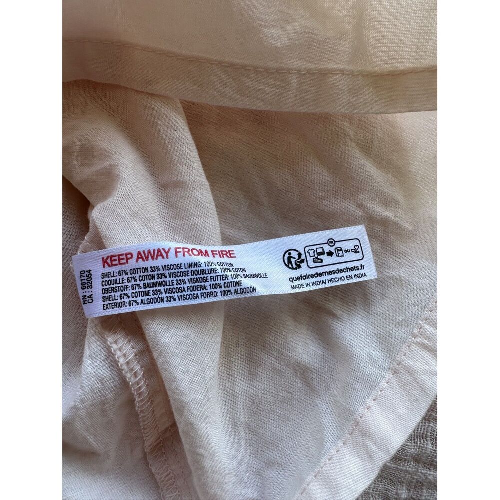Free People free-est Getaway Skirt XL Ballet Slipper Pink Gauze Boho Ruffle NWOT - Picture 13 of 13
